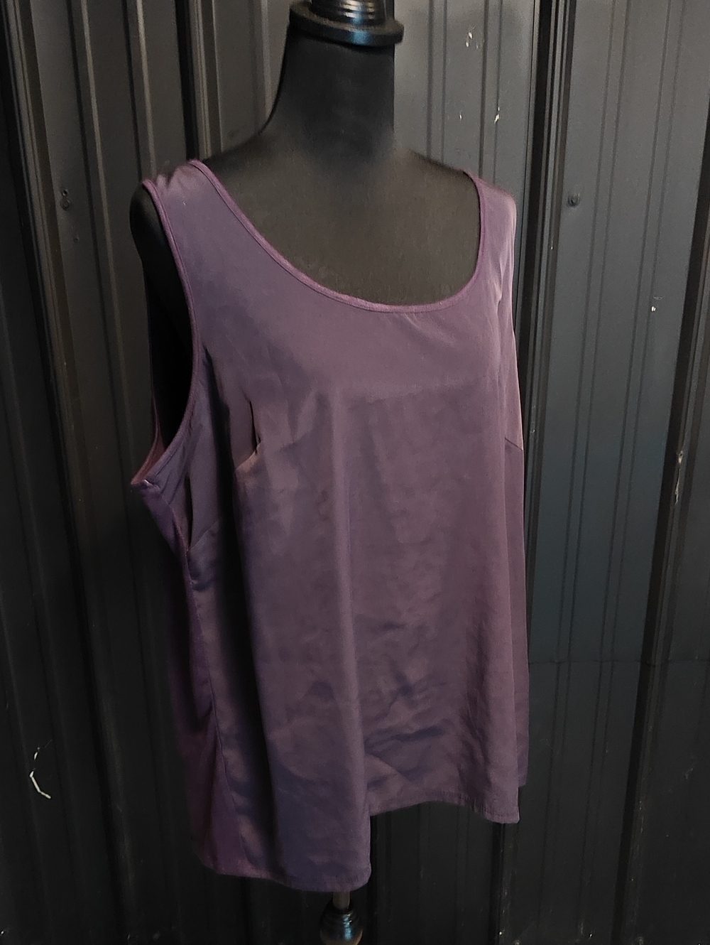 Sleeveless Tank Top in Deep Purple Lane Bryant